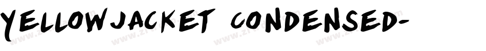 Yellowjacket Condensed字体转换